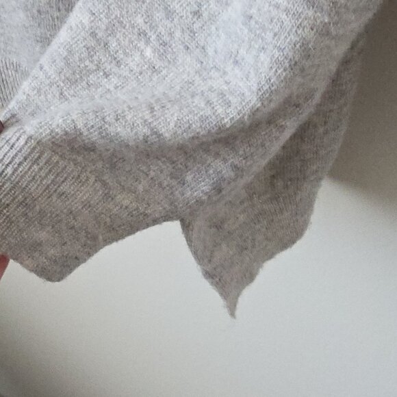 INTERDEE Paris | Wool Cashmere Angora LOVE sweater Appliqued Embellished Sz L - Picture 5 of 7